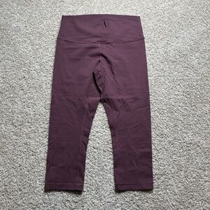 Lululemon Wunder Under Crop (High-Rise) *Full-On Luon 21"